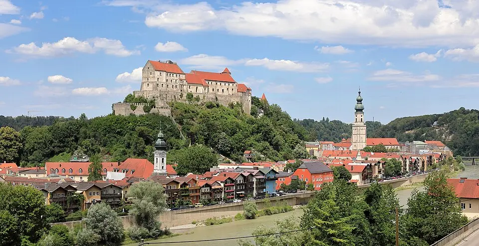 Burghausen – Stadtansicht