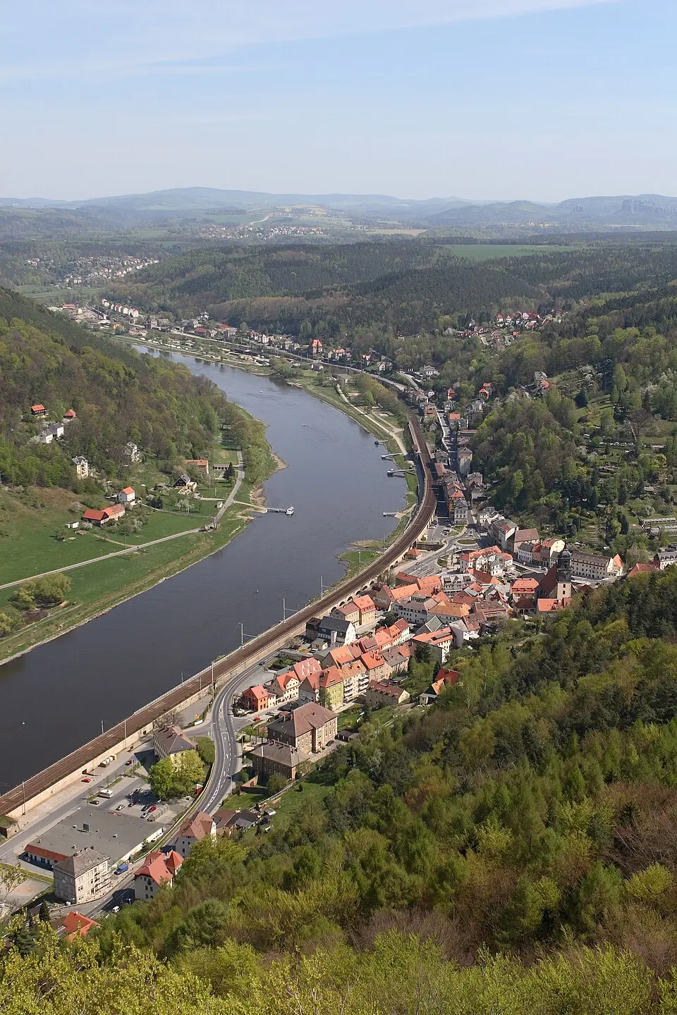 Königstein/Sächs. Schw. – Stadtansicht