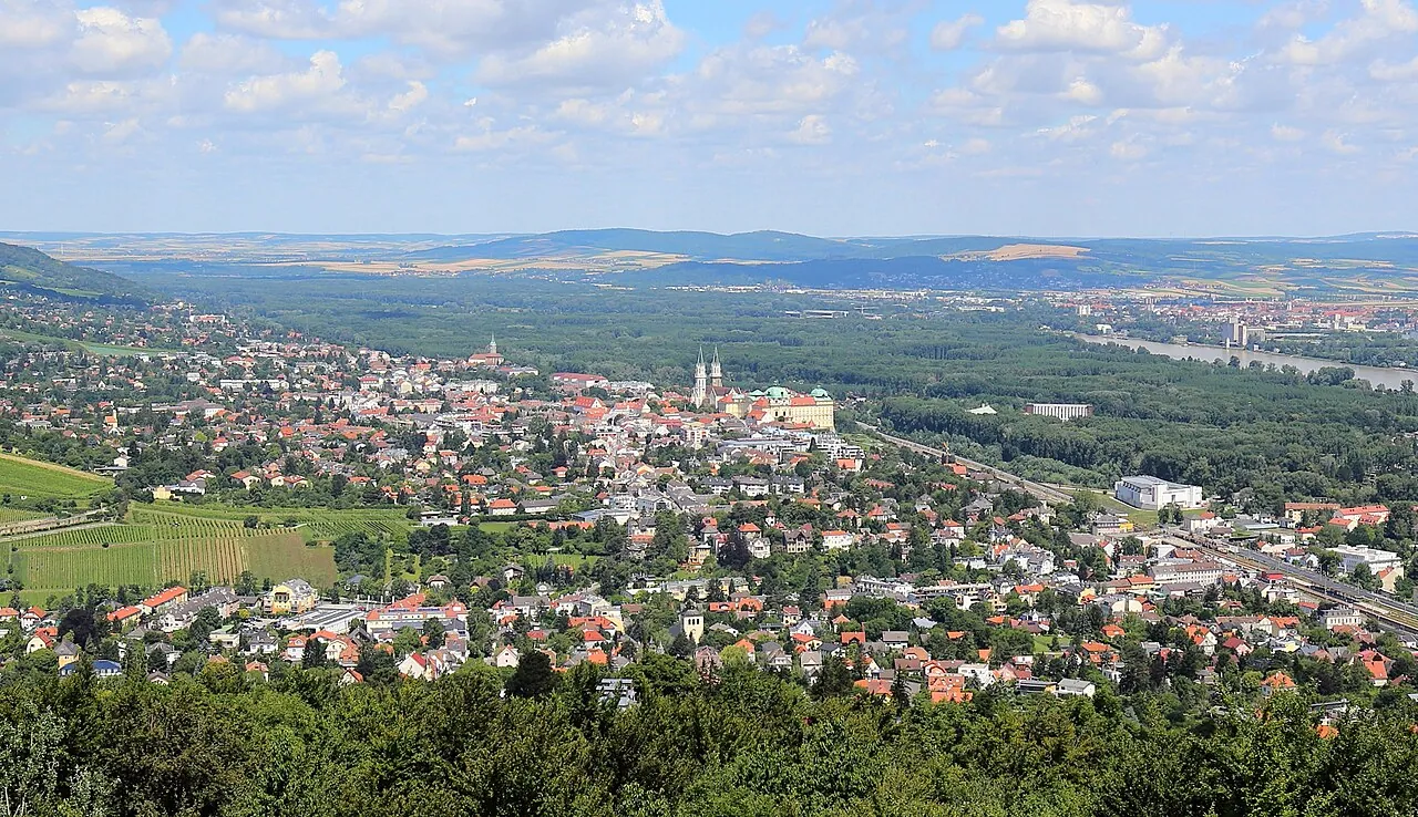 Stadtansicht von Klosterneuburg