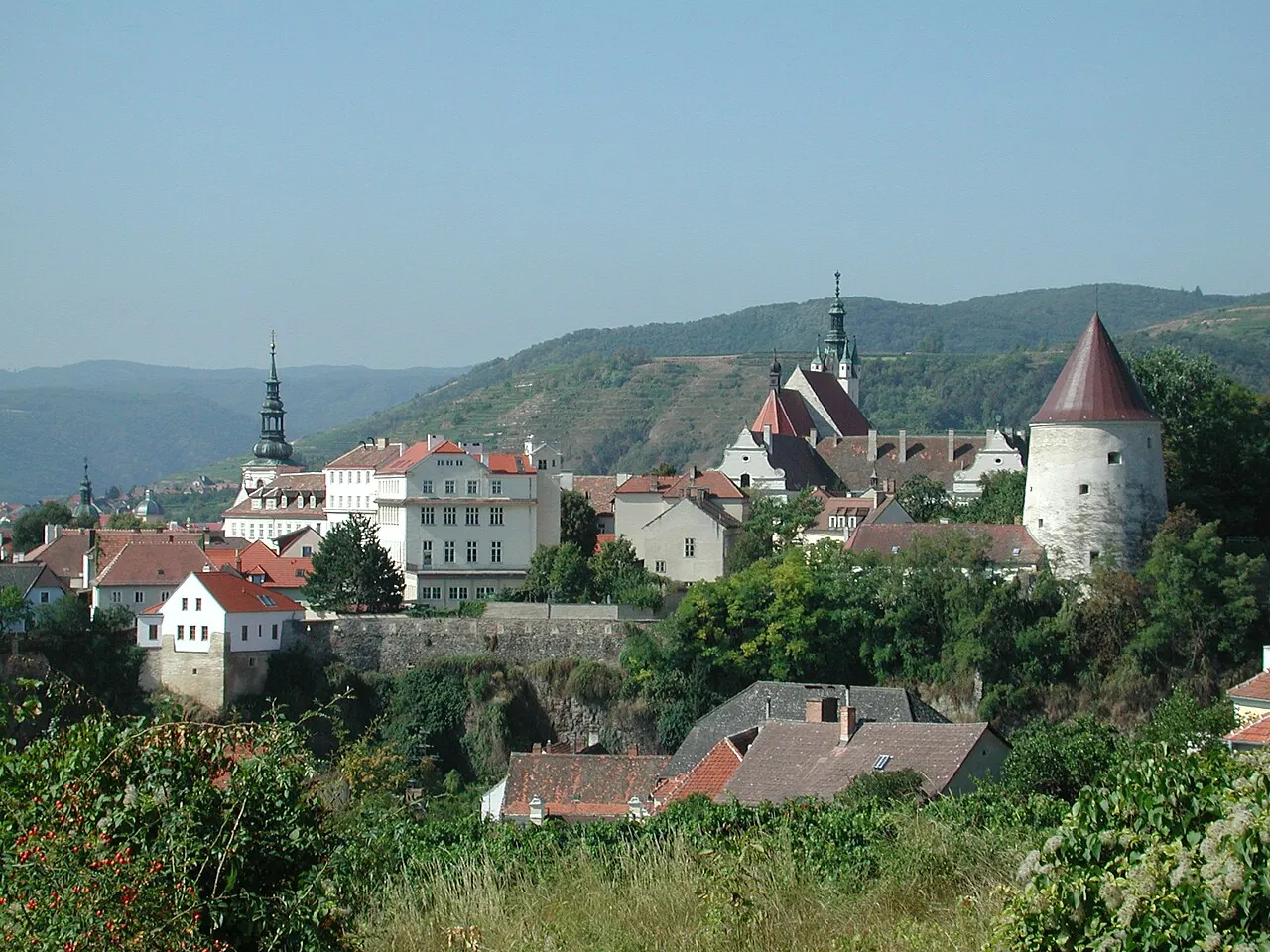 Blick auf die Altstadt von Krems an der Donau