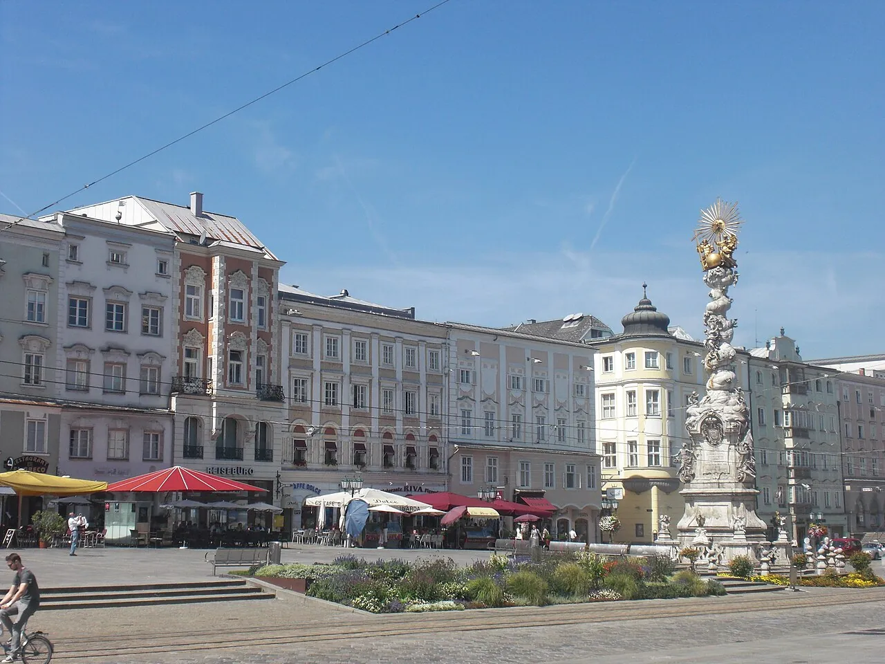 Der Hauptplatz in Linz